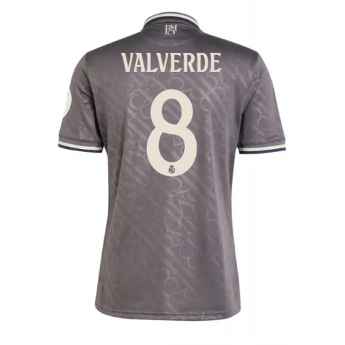 Pánský Fotbalový dres Real Madrid Federico Valverde #8 2024-25 Třetí Krátký Rukáv